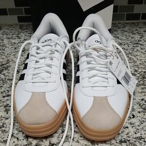 ADIDAS VL COURT BOLD, WHITE, size 9 womens